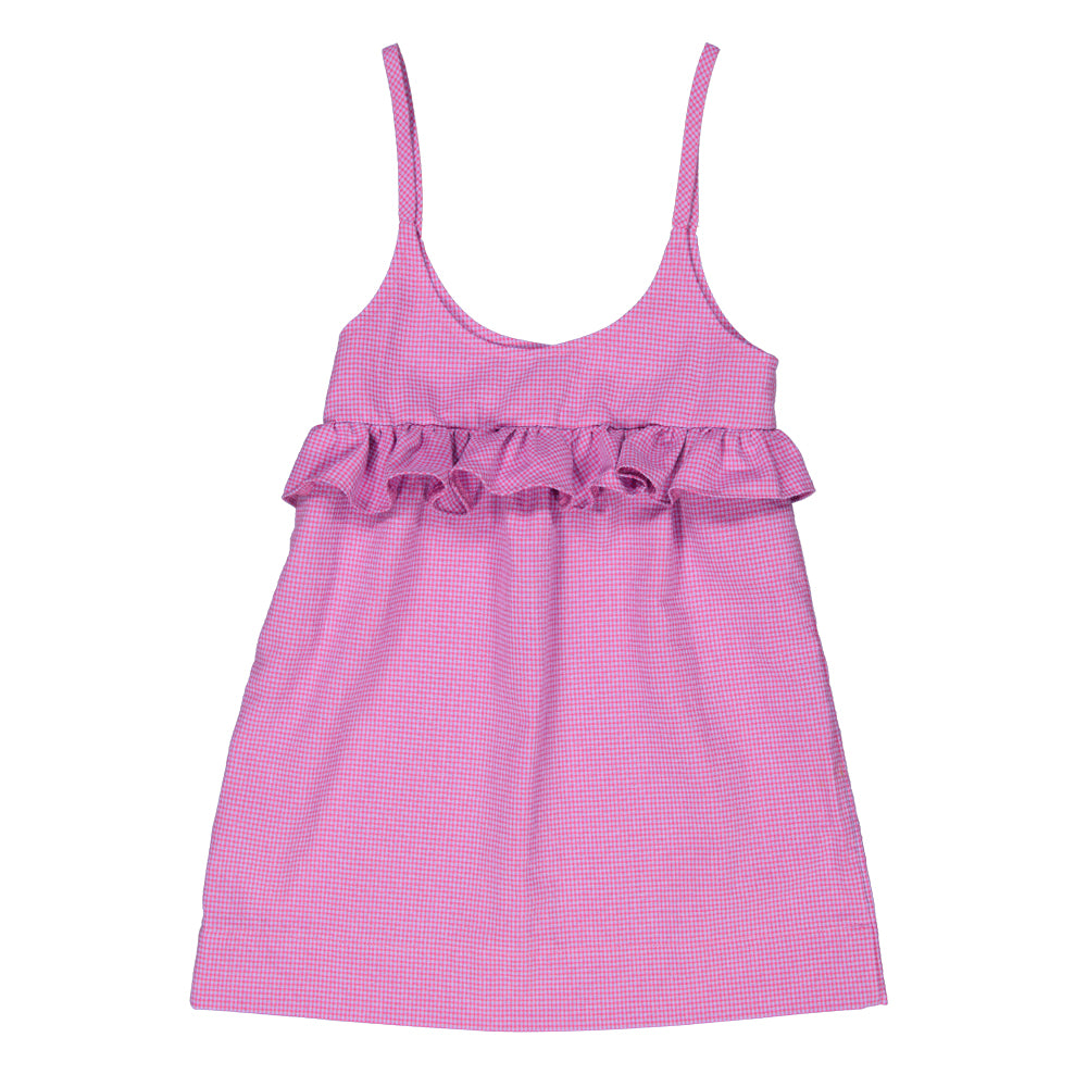 Purple Gingham Dress