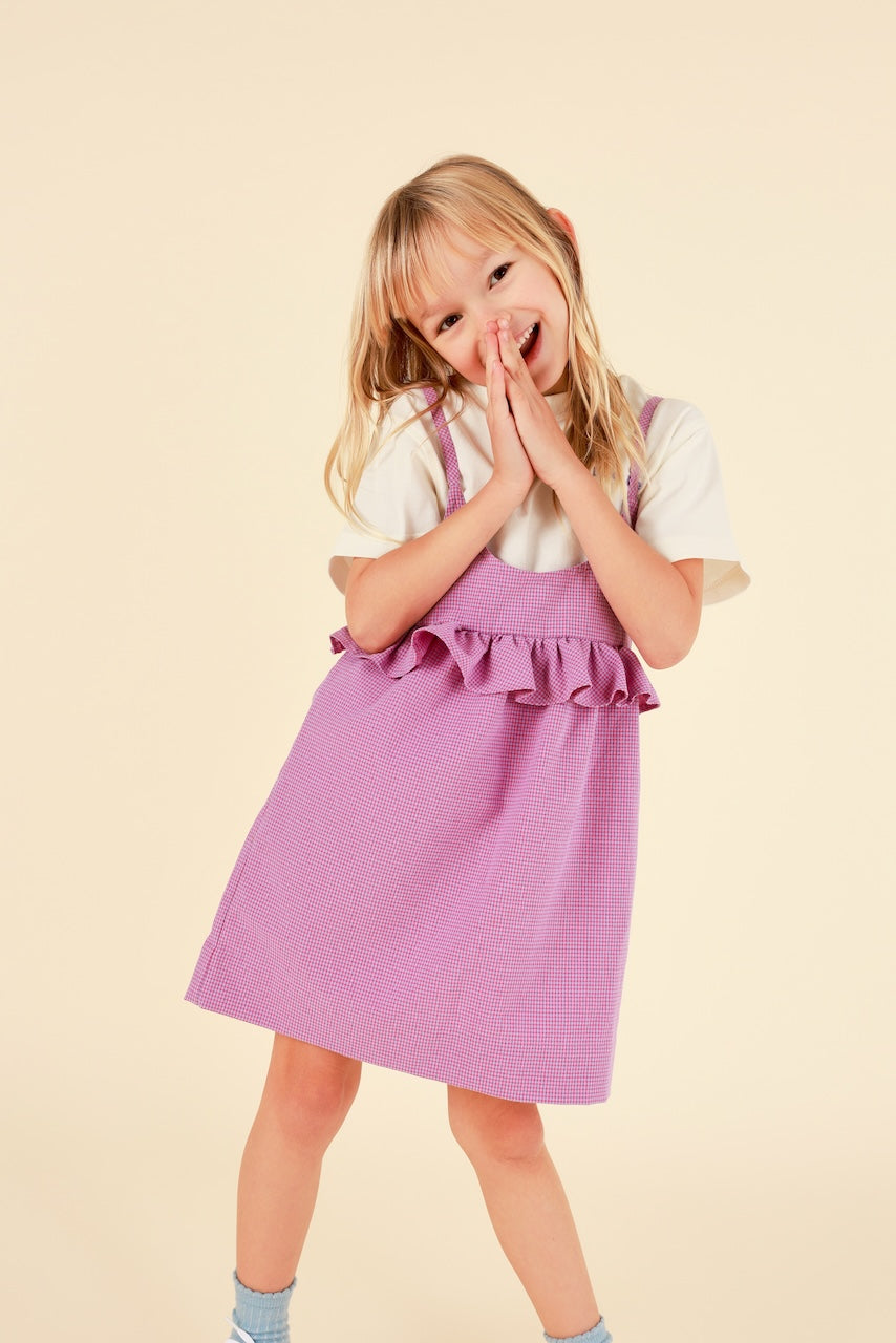 Purple Gingham Dress