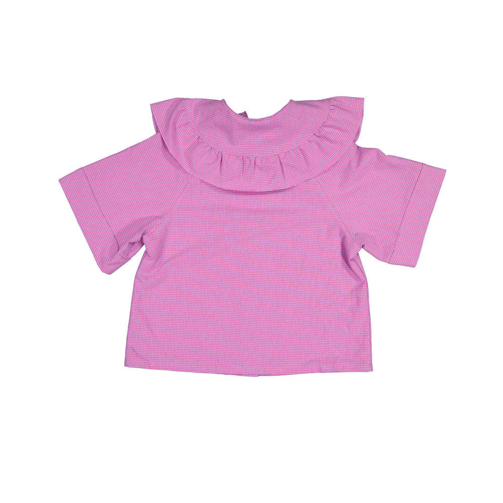 Ruffled Collar Shirt